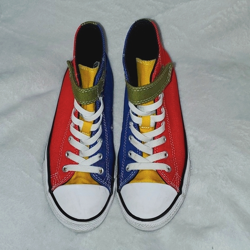 Chuck Taylor All Star Easy-On High PS 'Twill Color-Blocked' Size Youth 3
